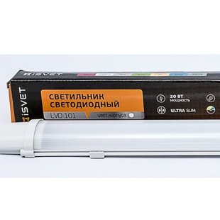 Светильник светодиодный линейный iSvet LVO 101 220В 20Вт 1650Лм 6000К IP65 623х55х30мм фото Светильник светодиодный линейный iSvet LVO 101 220В 20Вт 1650Лм 6000К IP65 623х55х30мм картинка